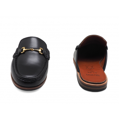 Loafer Mules SY-08 Black Nappa